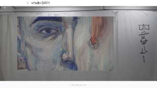 Diseño del sitio Web de André Briot, artista plástico