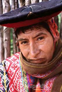 Alcalde tradicional de comunidad o varayoc en el distrito de Challabamba