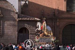 Patrón Santiago en procesión