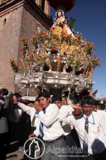 Virgen de Belen en procesión