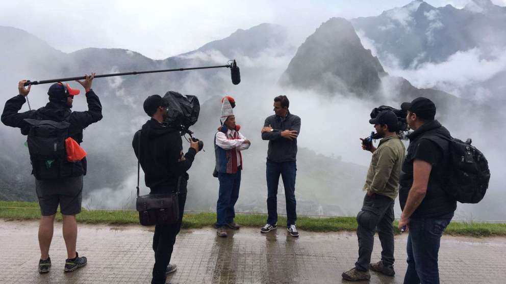 Filmación de Open Invitation con Bill Rancic en Cusco