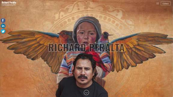 La página Web de Richard Peralta