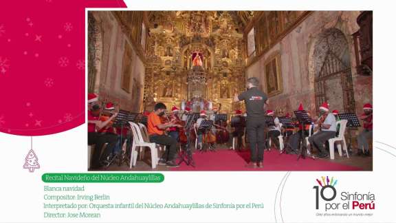Recital de Navidad de Sinfonía por el Perú